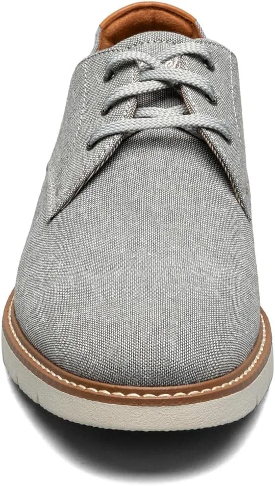 Мужские оксфордские туфли Florsheim Vibe с гладким носом, напоминающим корабли, серый — фото 3