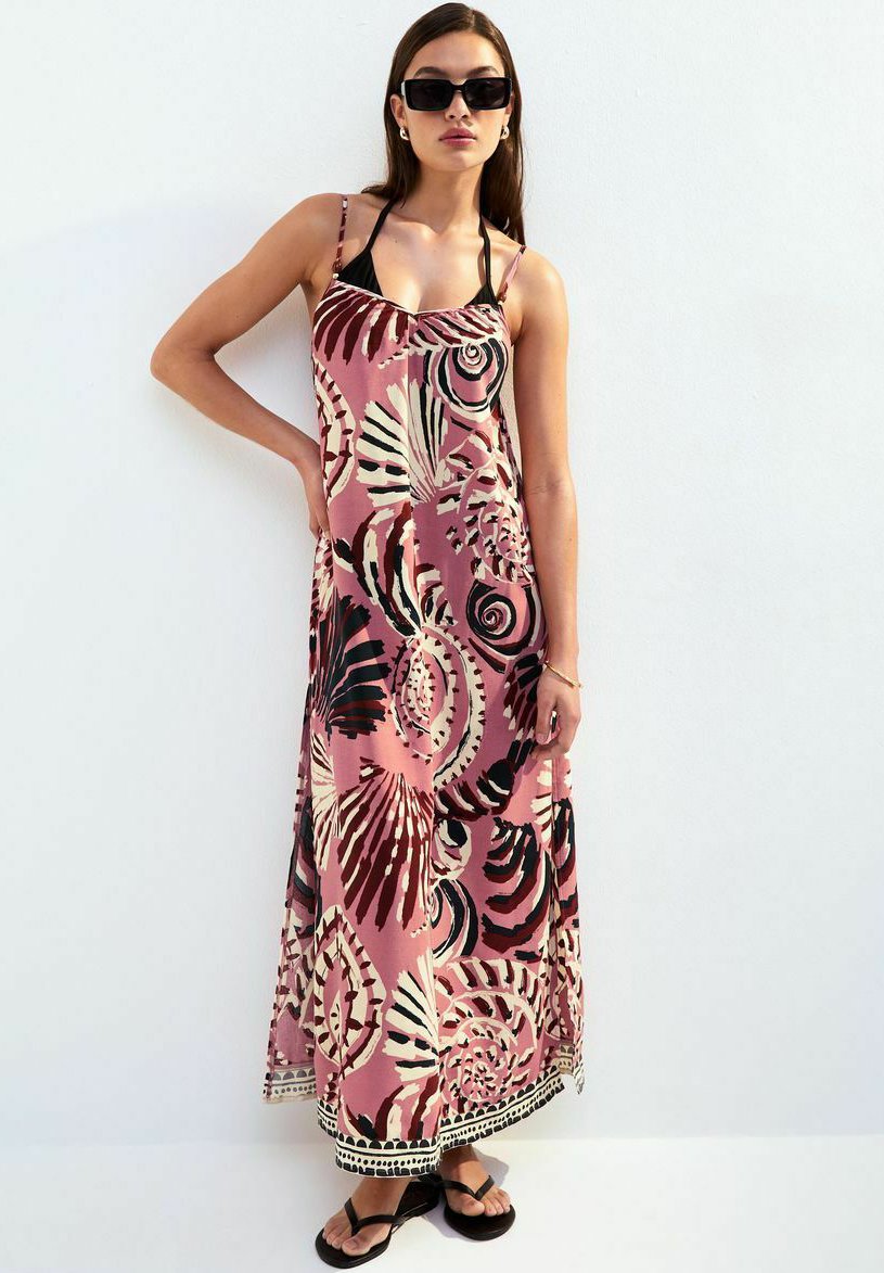 

Платье макси SHELL PRINT MAXI New Look, цвет Pink Pattern