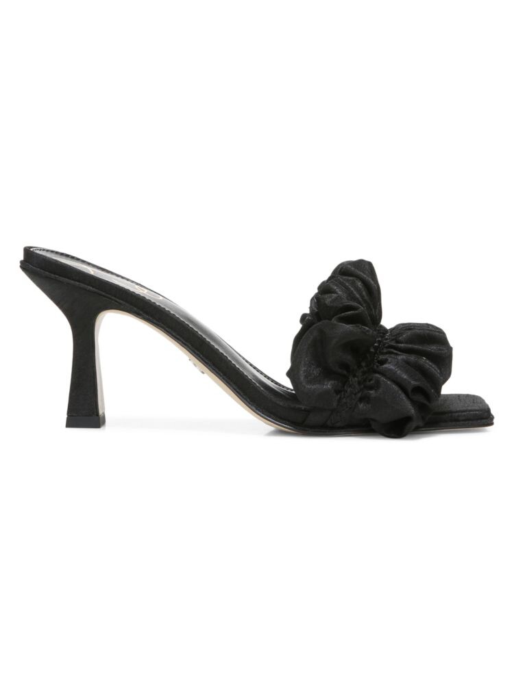 Сандалии Kady на каблуке со сборками Sam Edelman, черный