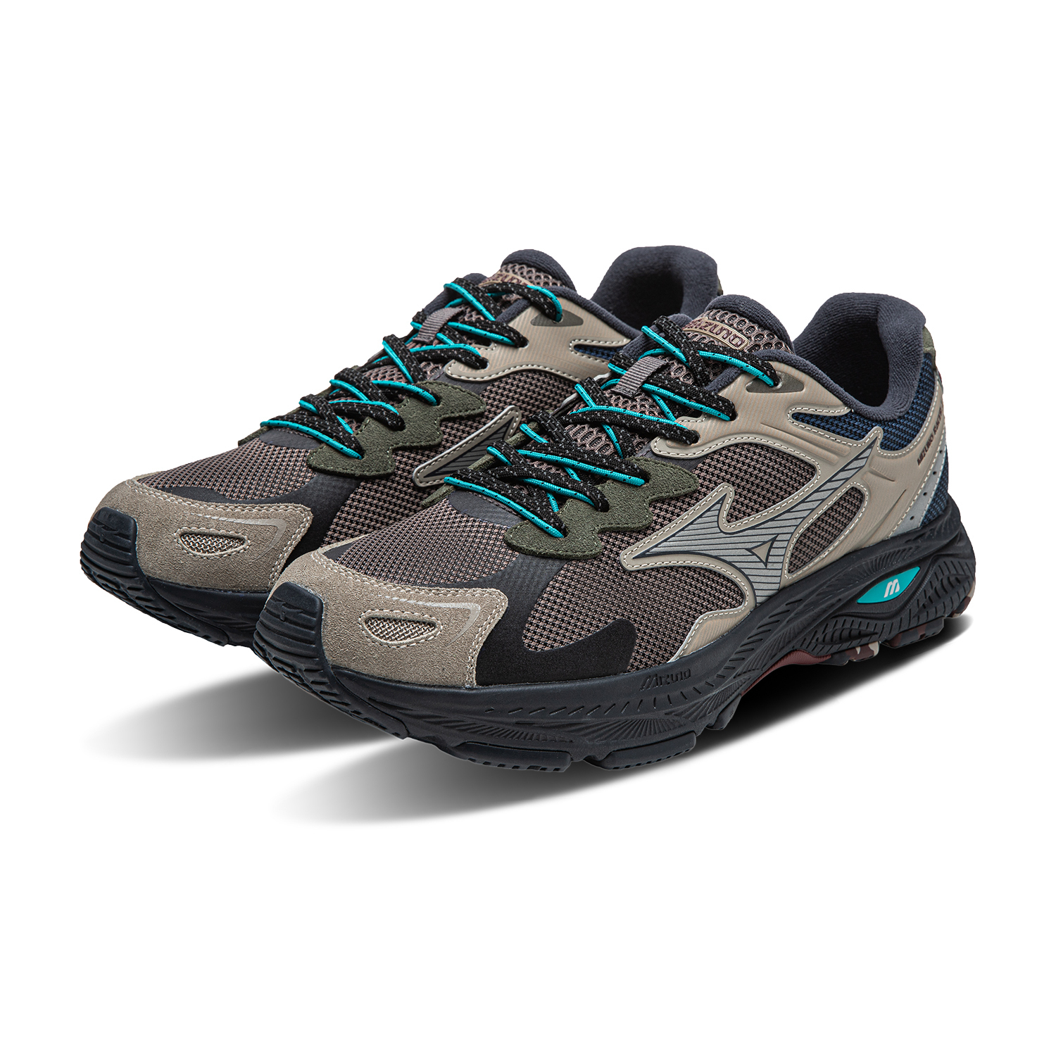 Mizuno Кроссовки Racer S Low Top Unisex Iron Tower Gray в цвете Iron Tower Gray/Aluminum/Ebony Gray/Kigor/Black, цвет Iron Tower Gray/Aluminum/Ebony Gray/Kigor/Black — фото 3
