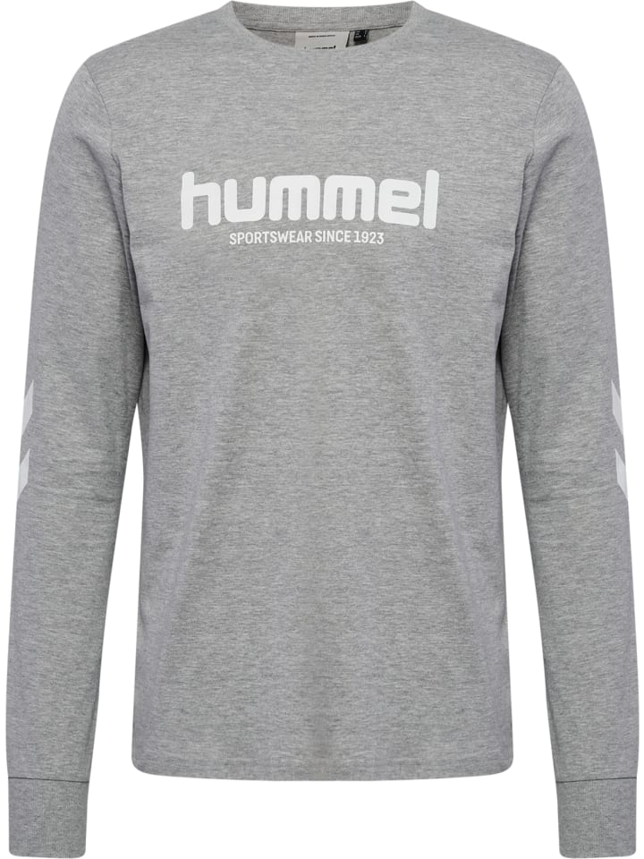 

Hummel Мужская футболка Hmllegacy серого меланжевого цвета, Серый, Hummel Мужская футболка Hmllegacy серого меланжевого цвета