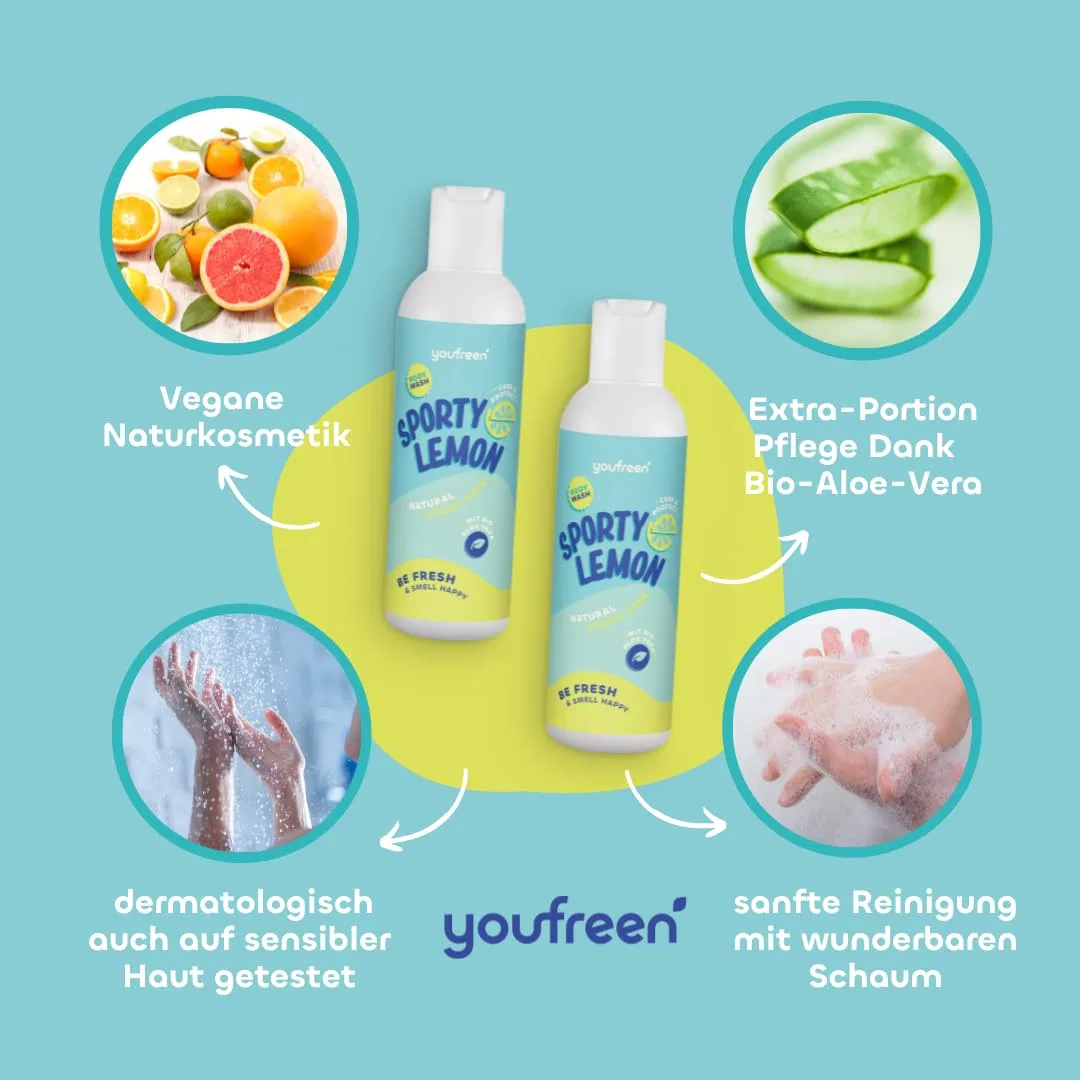 Детский гель для душа «Sporty Lemon» от youfreen Youfreen — фото 4
