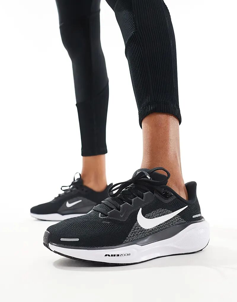 Кроссовки Air Zoom Pegasus 41 в черном и белом цвете Nike Running