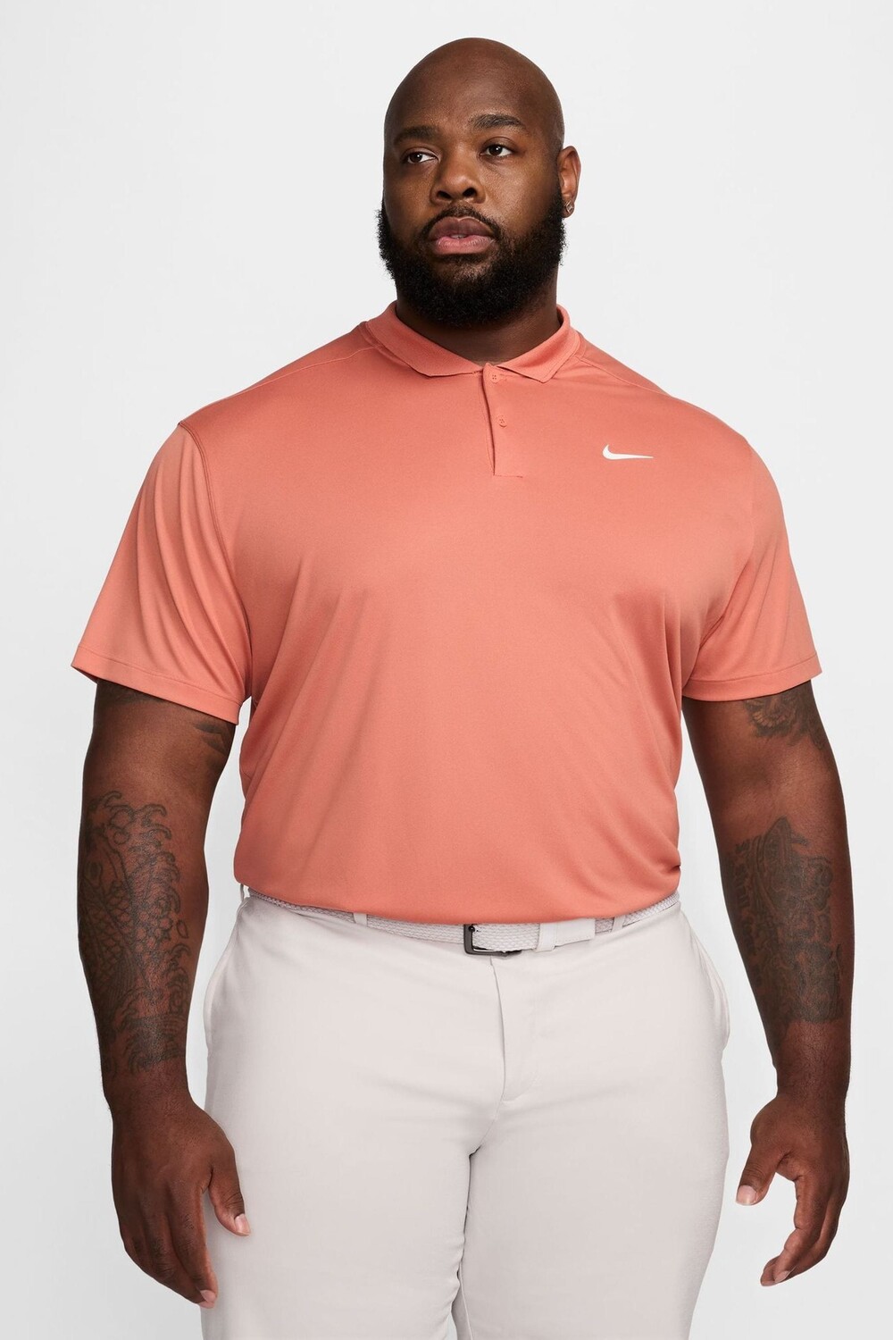 

Футболка поло для гольфа Dri Fit Victory Nike, оранжевый