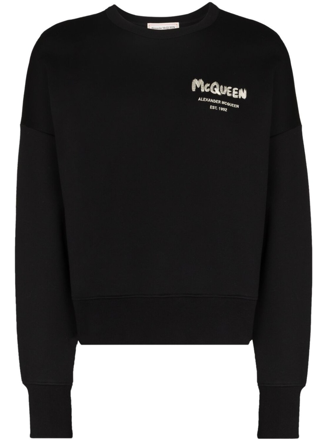 

Alexander McQueen толстовка с принтом граффити, черный