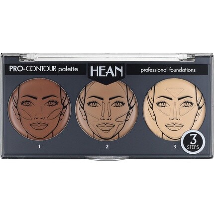 

Палитра Pro Contour Professional Foundations 3 шага Hean