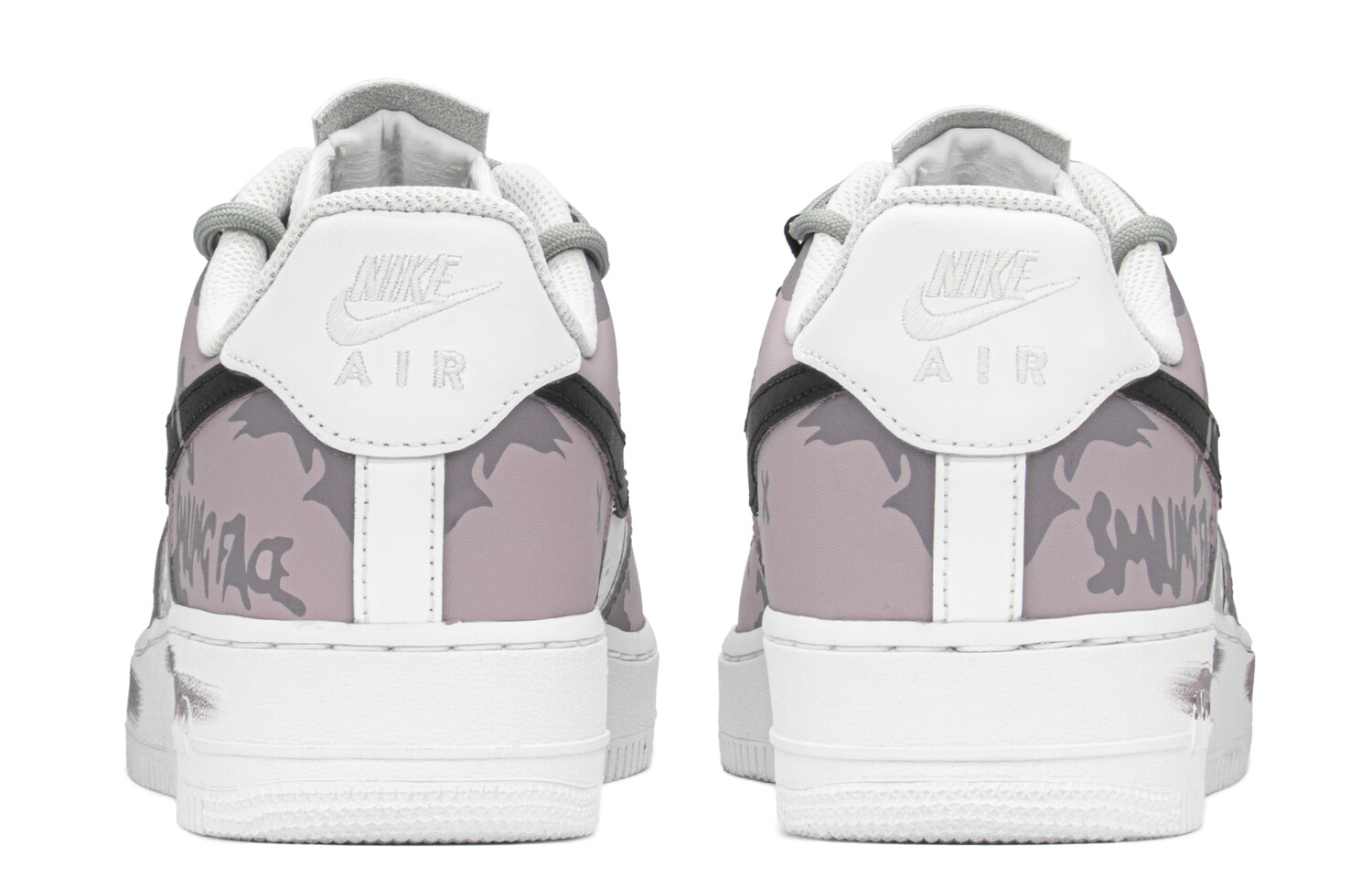 

Кроссовки Nike Air Force 1 Skateboard Shoes Men Low-Top Purple Black White