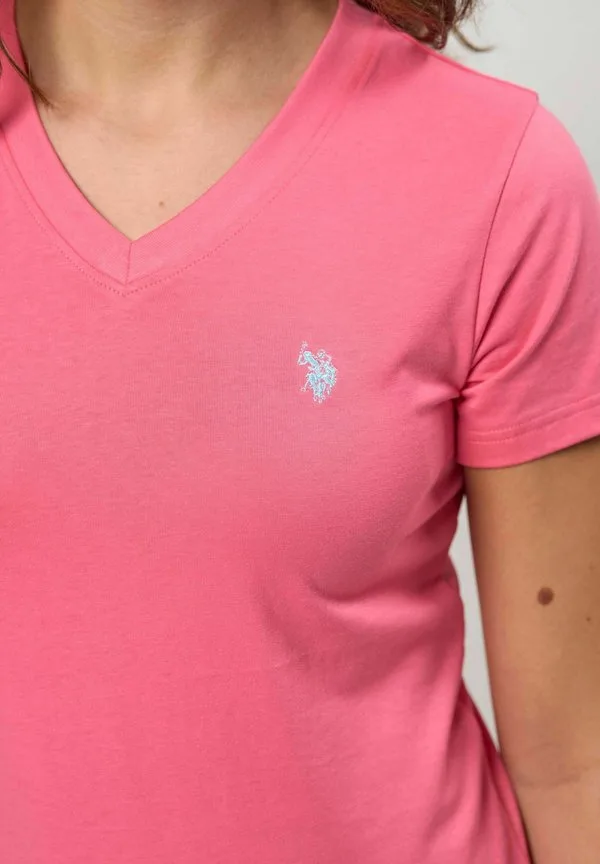Базовая футболка uwadelle U.S. Polo Assn., Pink Lemonade — фото 4