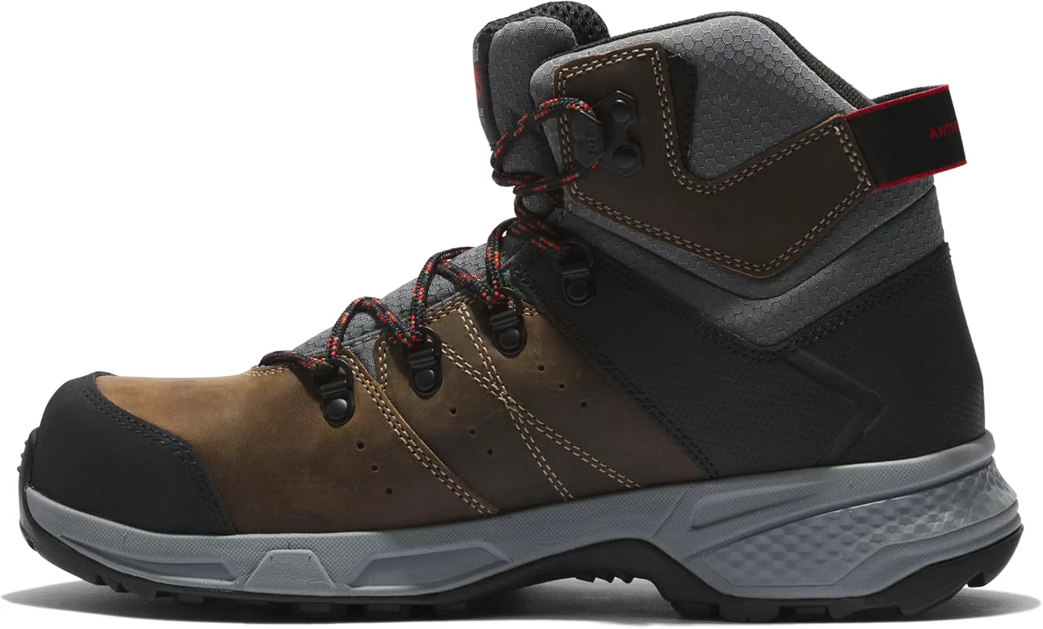 Мужские рабочие ботинки Timberland PRO Switchback с композитным носком, водонепроницаемые, высота 6 дюймов, красный — фото 4