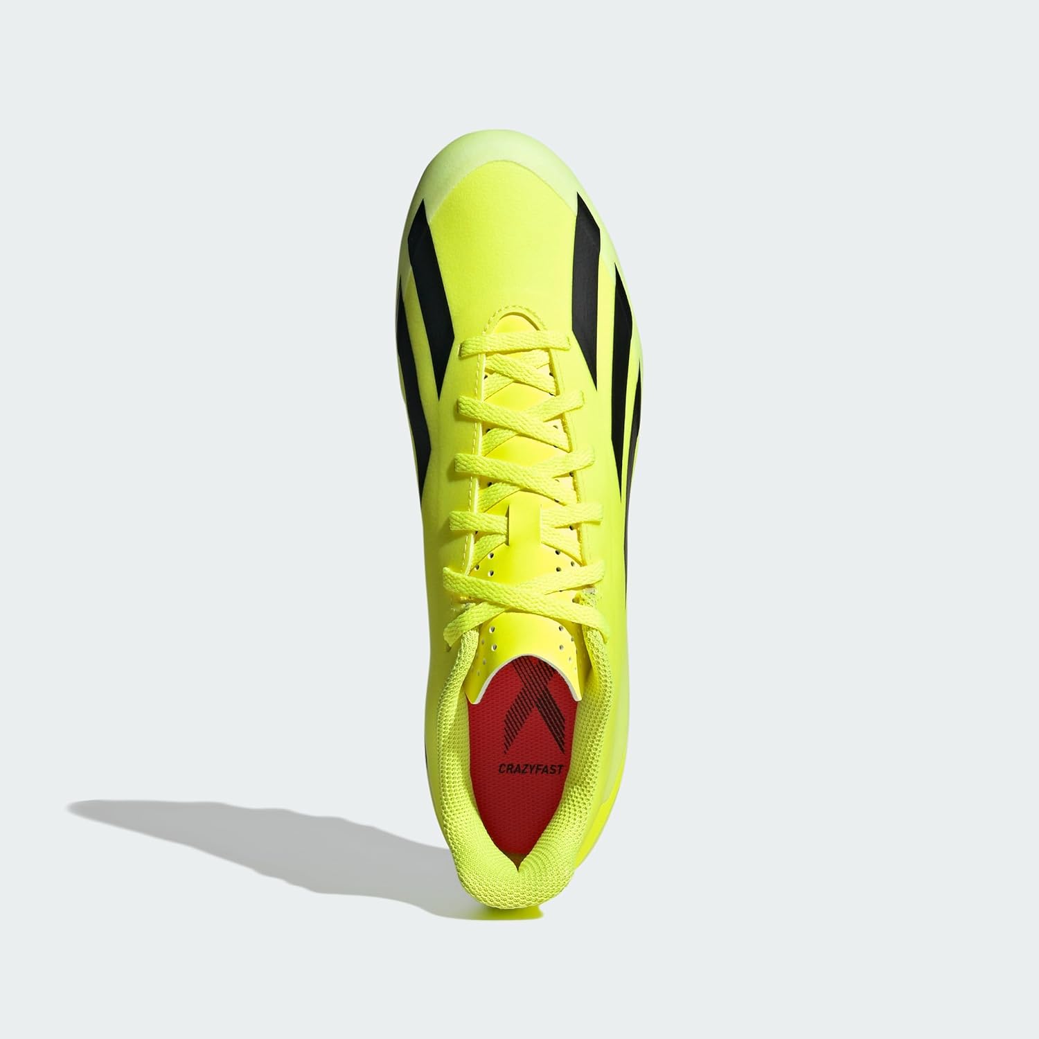 Ботинки Adidas для взрослых унисекс X Crazyfast Club для твердого грунта, белый/черный/желтый — фото 4