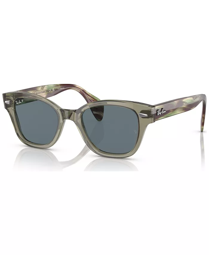 

Унисекс поляризованные солнцезащитные очки, RB0880S52-P Ray-Ban, зеленый