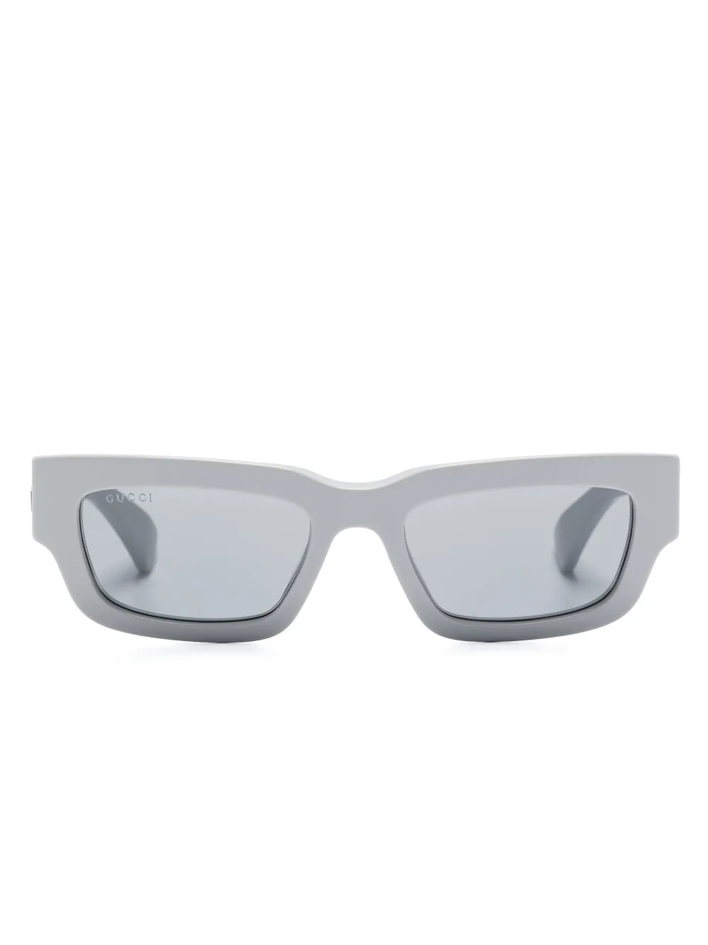 

Солнцезащитные очки в прямоугольной оправе Gucci Eyewear, серый