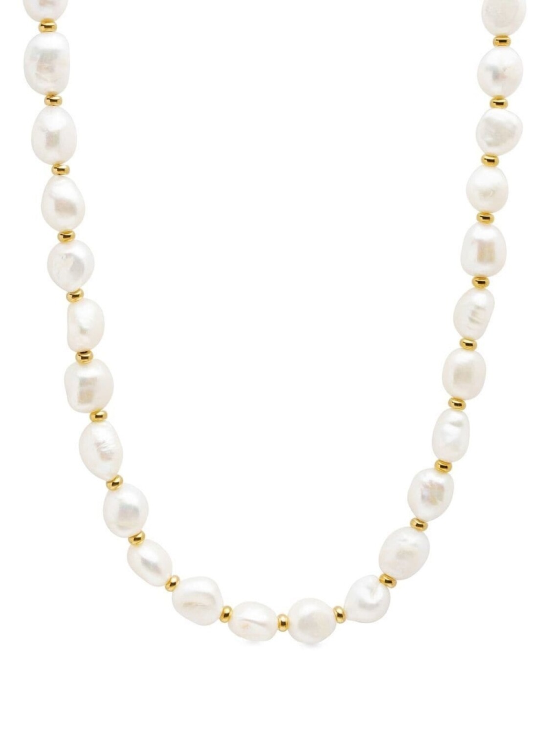 

Чокер с барочным жемчугом Nialaya Jewelry, белый