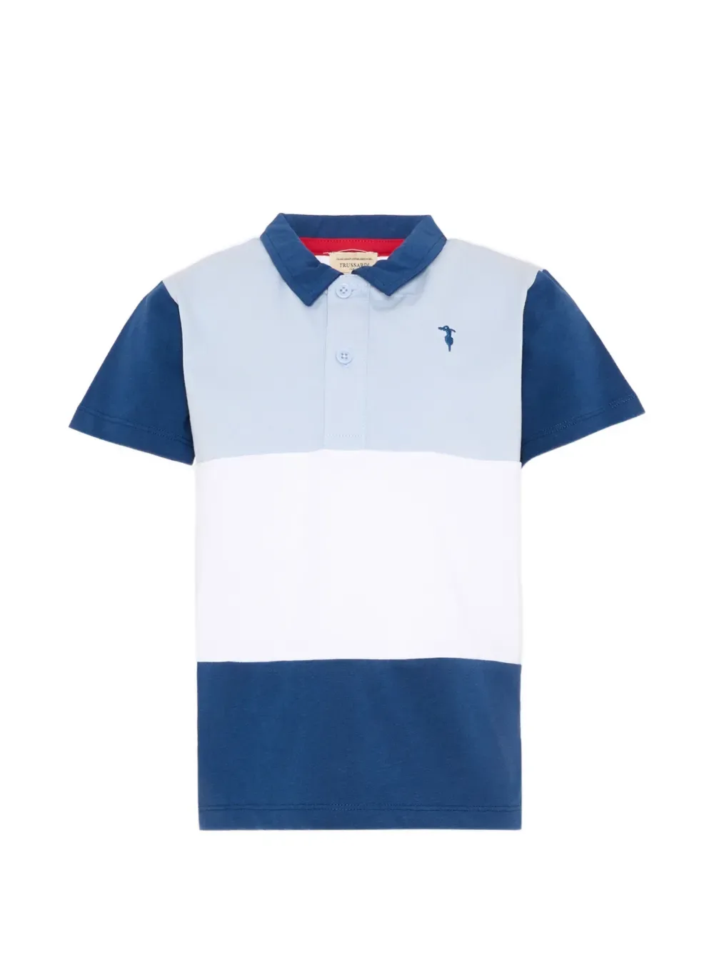 Футболка-поло с коротким рукавом TRUSSARDI JUNIOR, белый