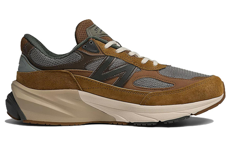 Carhartt WIP x 990v6 Made in USA 'Sculpture Center' New Balance, цвет хаки — фото 2