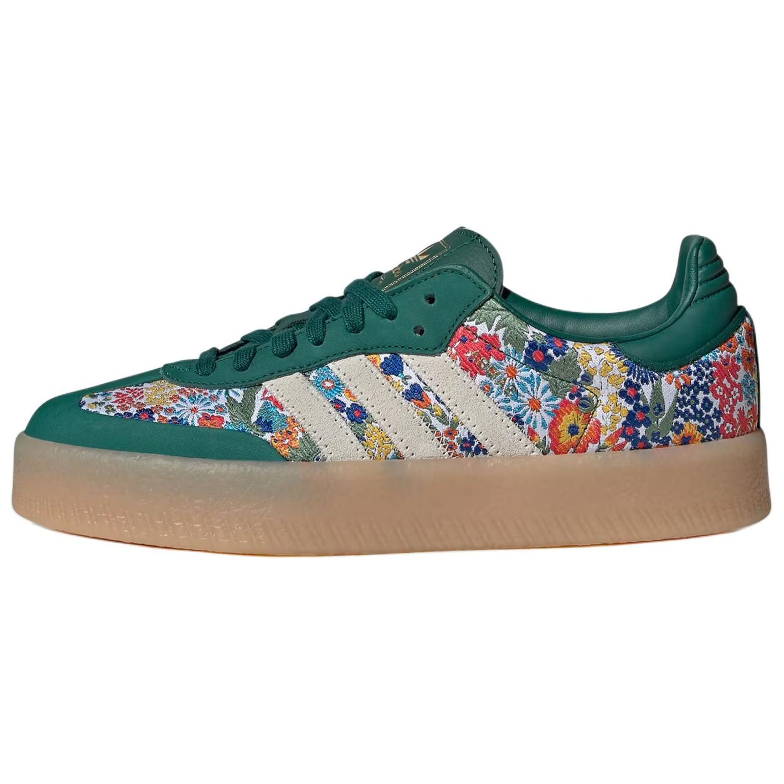 

Sambae Liberty London x Sambae Wmns «Цветочная вышивка» Adidas Originals, зеленый