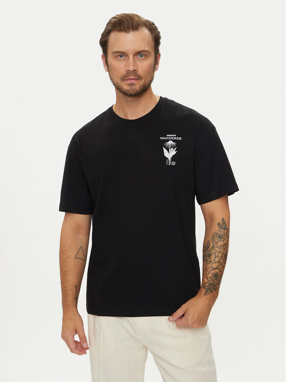

Футболка свободного кроя Jack&Jones, черный