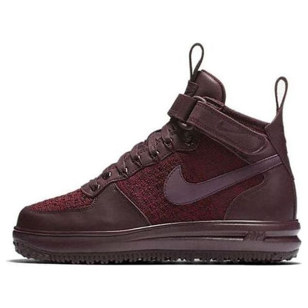 Кроссовки lunar force 1 flyknit workboot Nike, красный