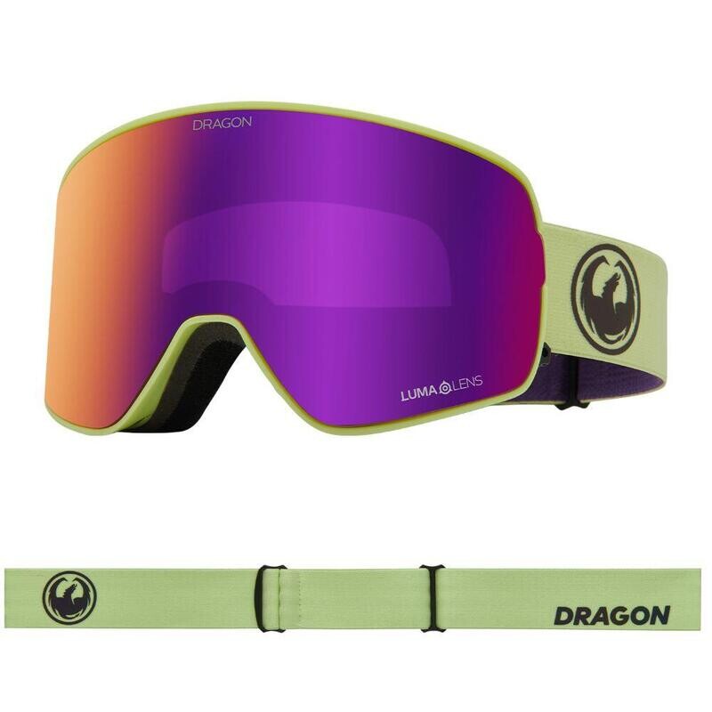 

Лыжные очки Dragon, цвет grün/violett/violett