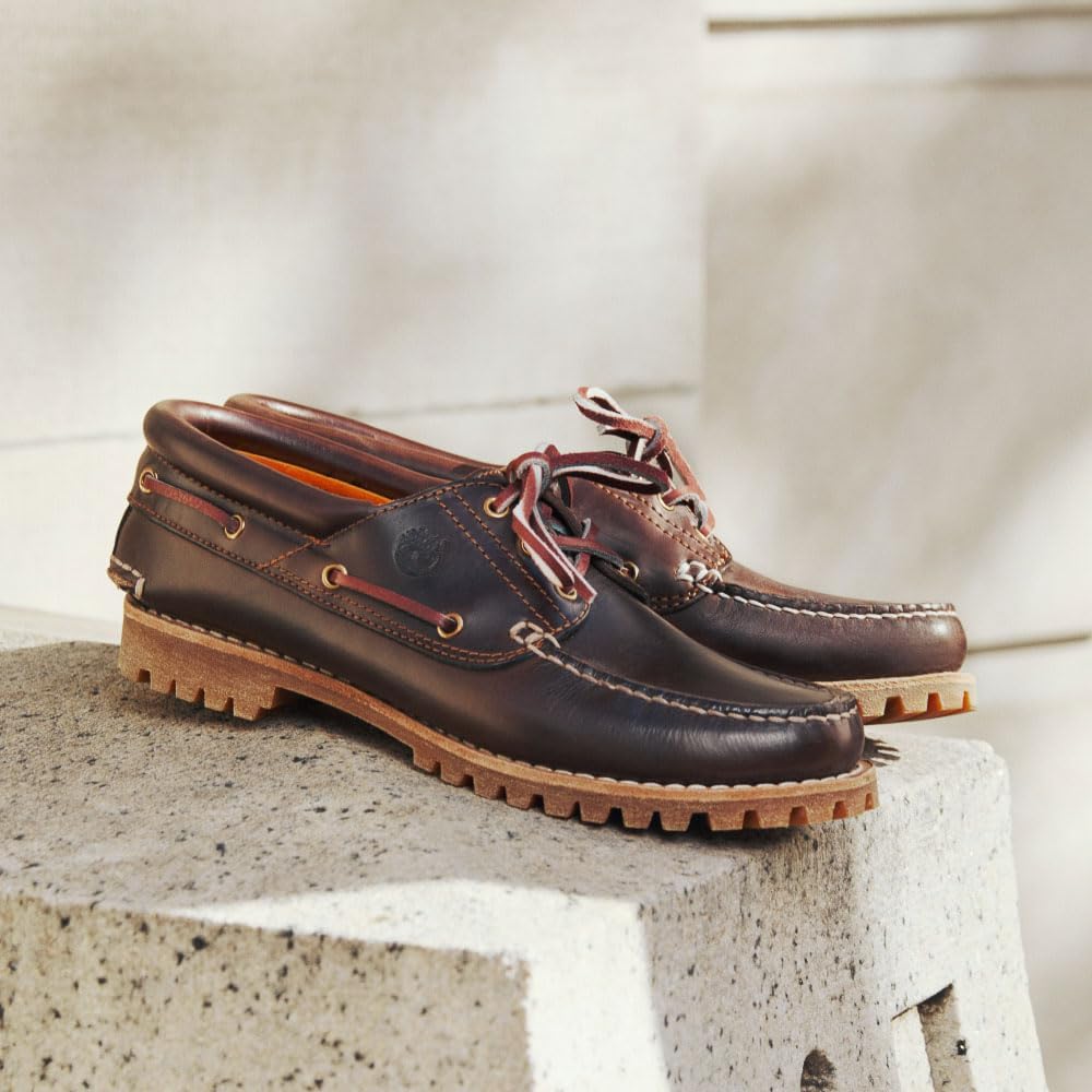 Мужские лоферы Timberland Heritage Classic с тремя люверсами, Brown — фото 2