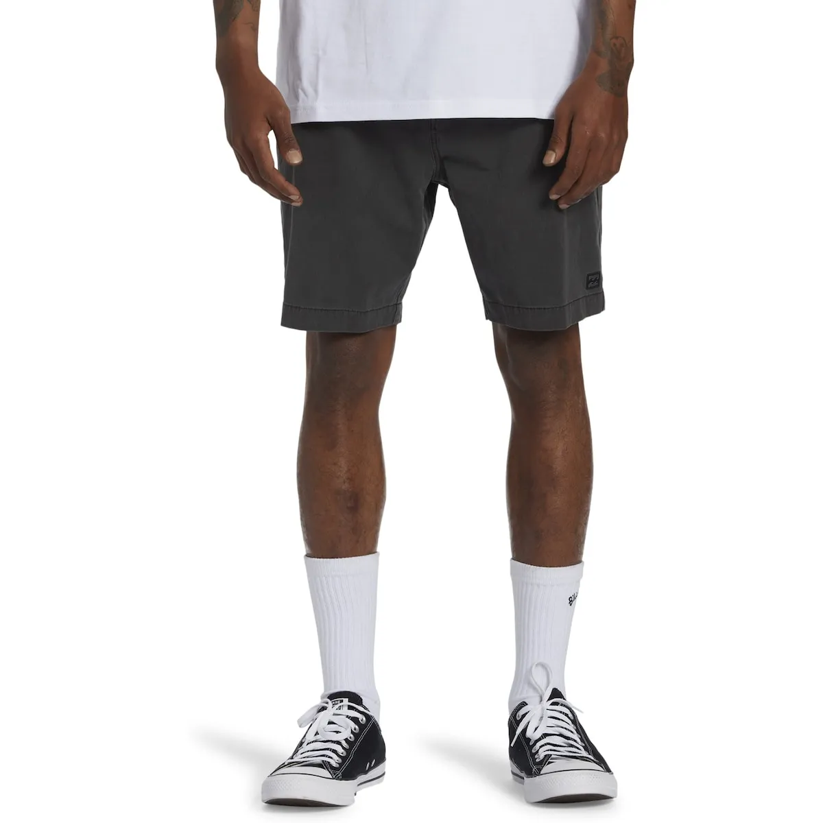 

Короткие гибридные мужские шорты Crossfire Wave Washed 18 Billabong, черный