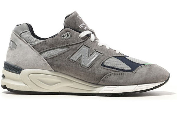 Кроссовки madness x 990v2 сделано в сша New Balance, серый — фото 2