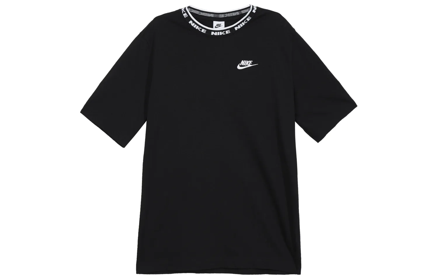 Nike Футболка Club мужская черная с круглым вырезом — фото 2