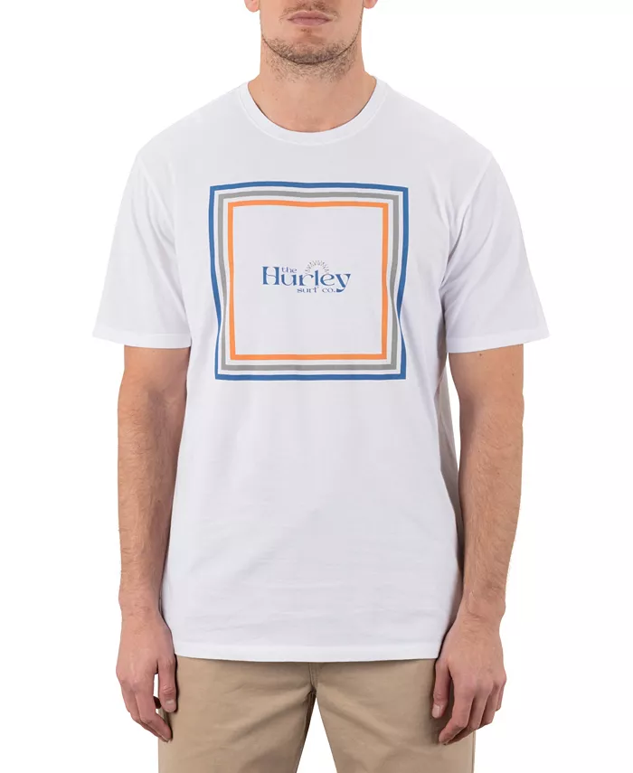 

Мужская футболка Connect с коротким рукавом Hurley, белый