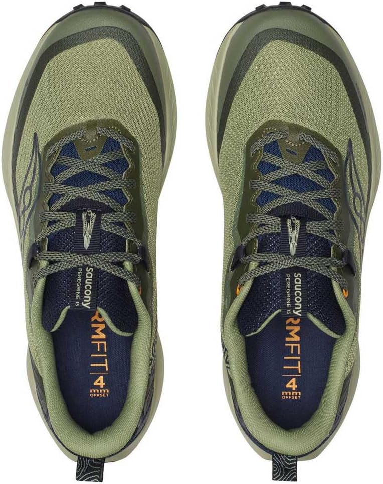 Мужские кроссовки Saucony Peregrine 15 с водонепроницаемой мембраной Gore-tex, темно-синий — фото 2