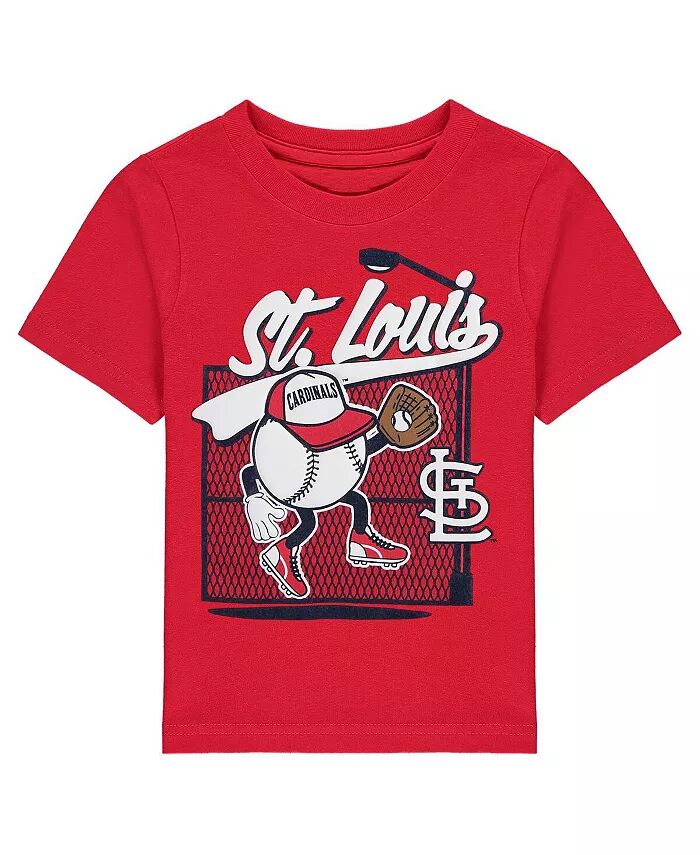 

Красная футболка St. Louis Cardinals On the Fence для мальчиков и девочек Outerstuff