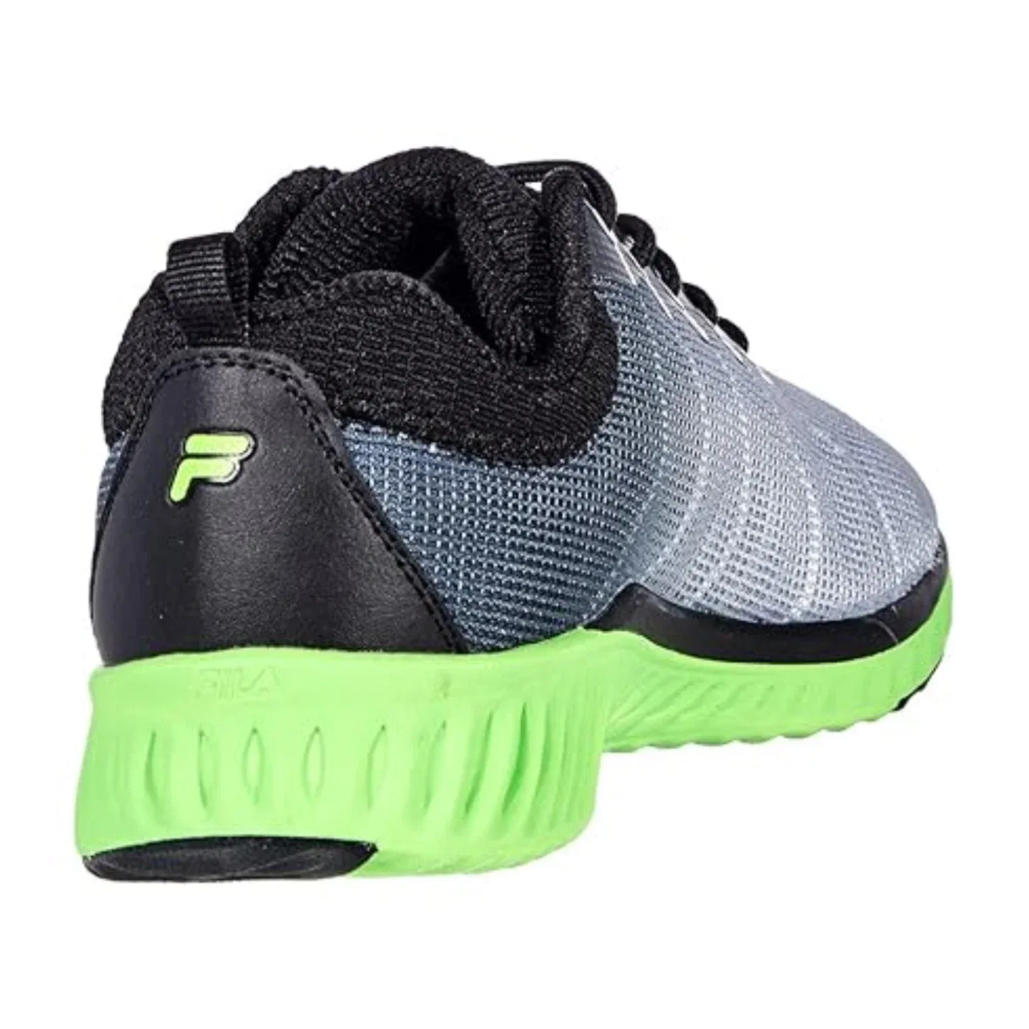 Детские кроссовки Fila Blazehawk серо-черного цвета, низкие, для бега, ZAP2298 — фото 4