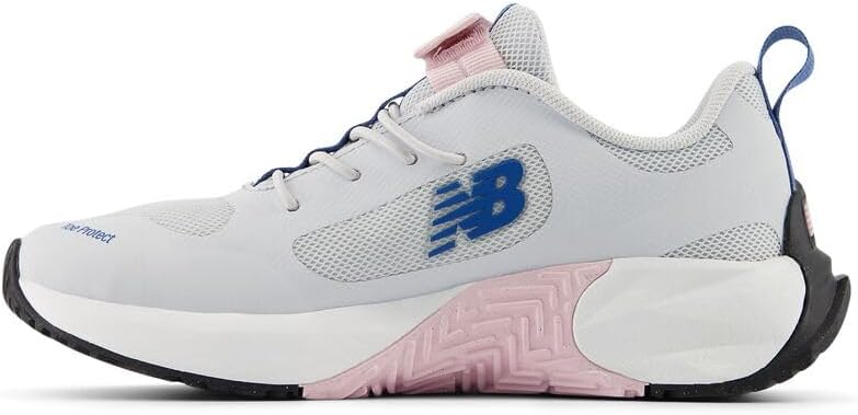Детские кроссовки New Balance FuelCell Play V1 с застежкой-липучкой, серый — фото 2