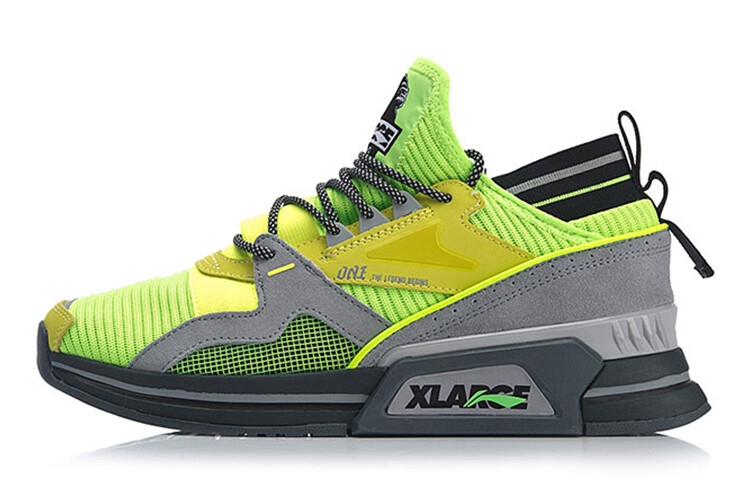 

Xlarge X LINING Lifestyle Shoes Men Low-top Neon Green