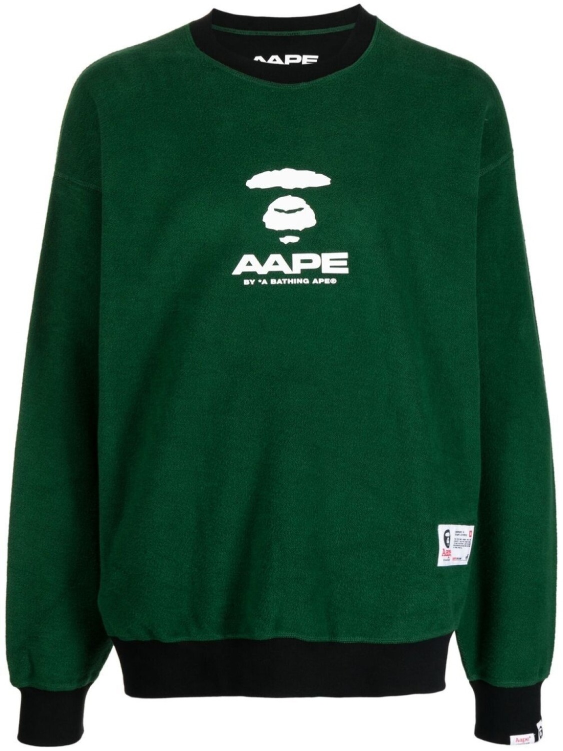 

Толстовка с логотипом AAPE BY *A BATHING APE, зеленый