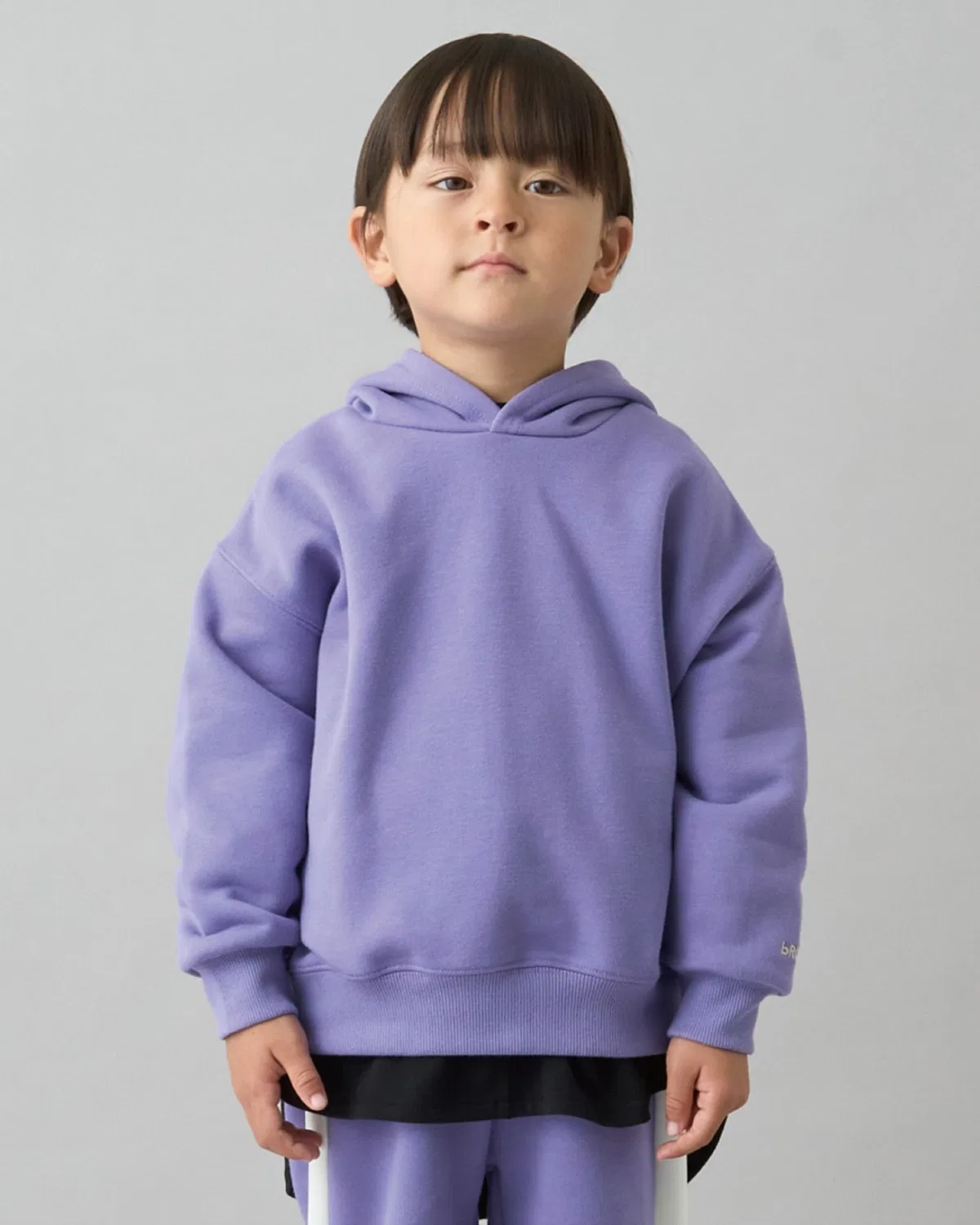 Парка оверсайз из быстросохнущей ткани Daily Standard Wear, фиолетовая