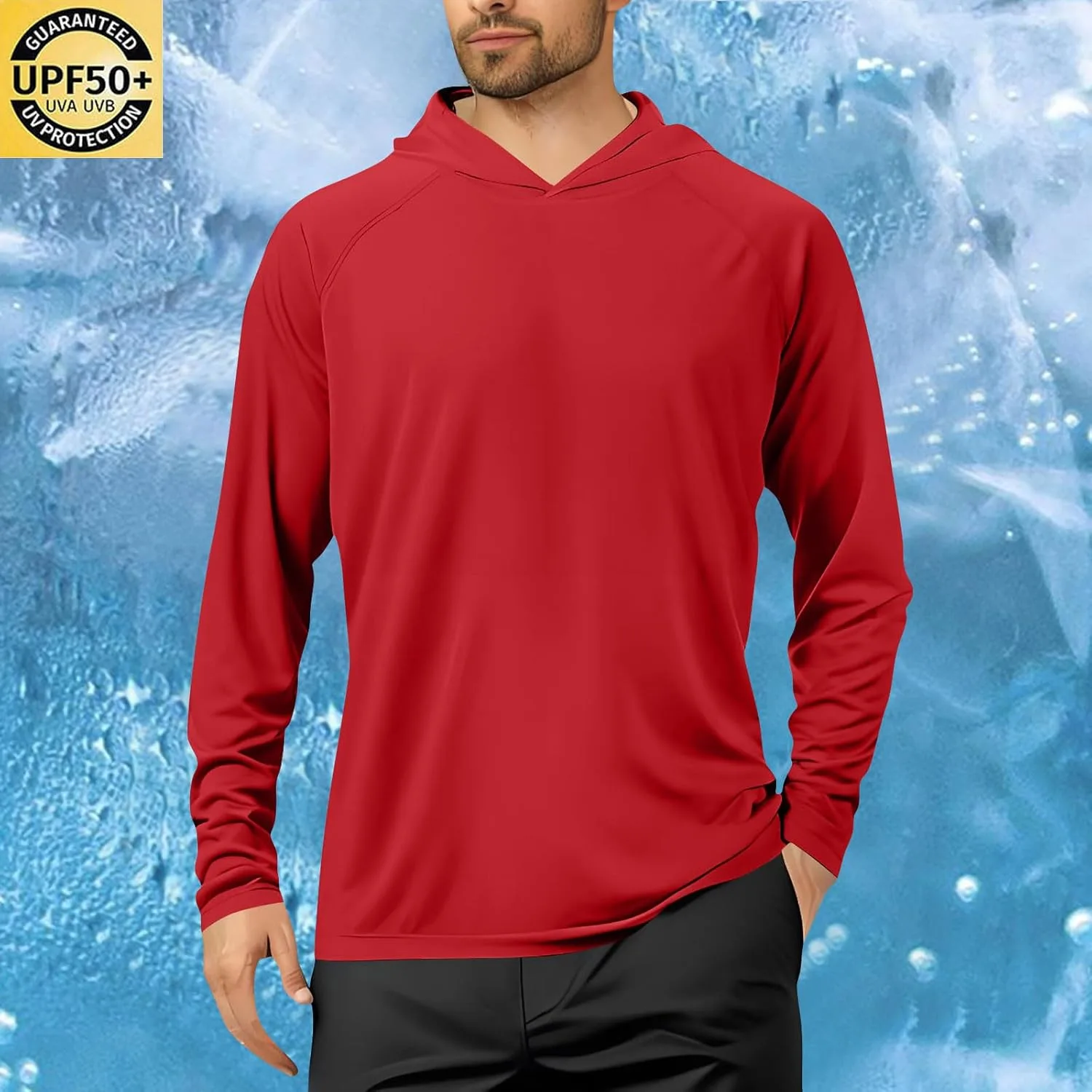 Мужская толстовка с молнией Sun Protection Long Sleeve — фото 2