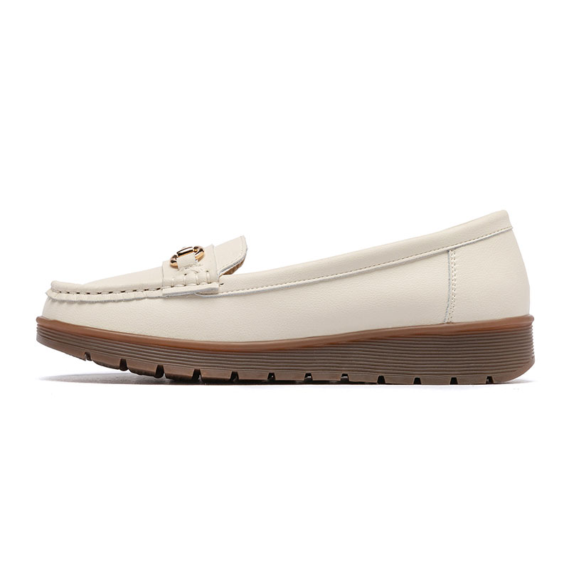 RED DRAGONFLY Лоферы 3,4 см женские бежевые, цвет Beige