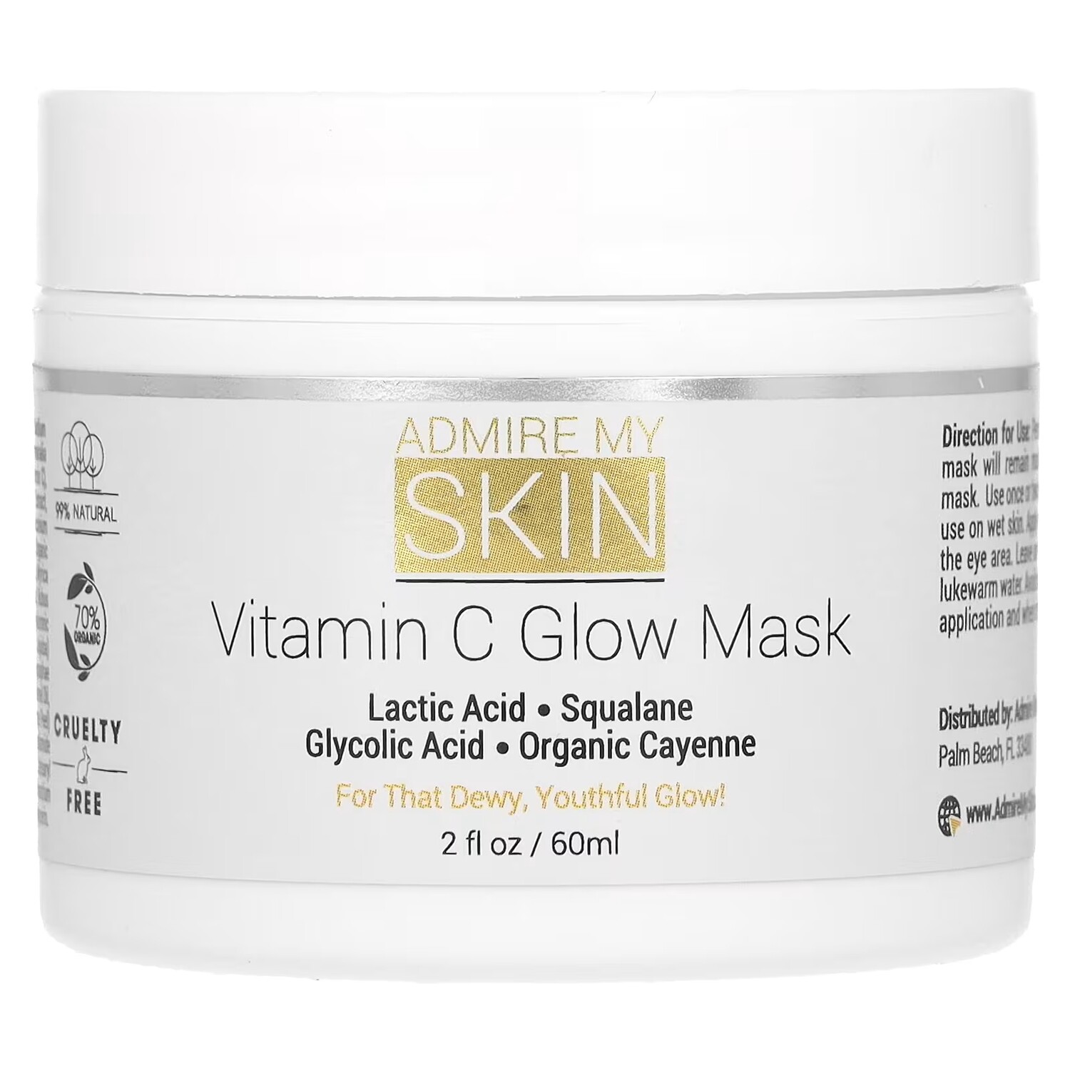 

Маска для лица с витамином C Admire My Skin Glow, 60 мл