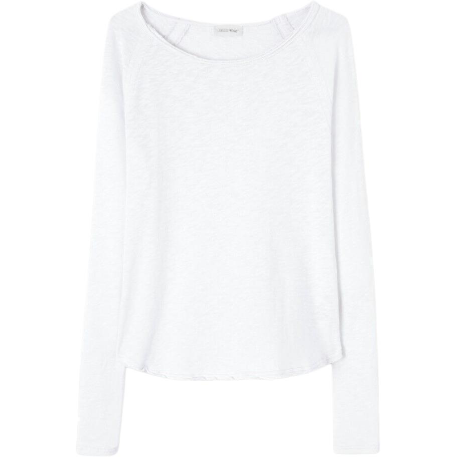 

AMERICAN VINTAGE A.M Футболка женская белая, Белый, AMERICAN VINTAGE A.M Футболка женская белая