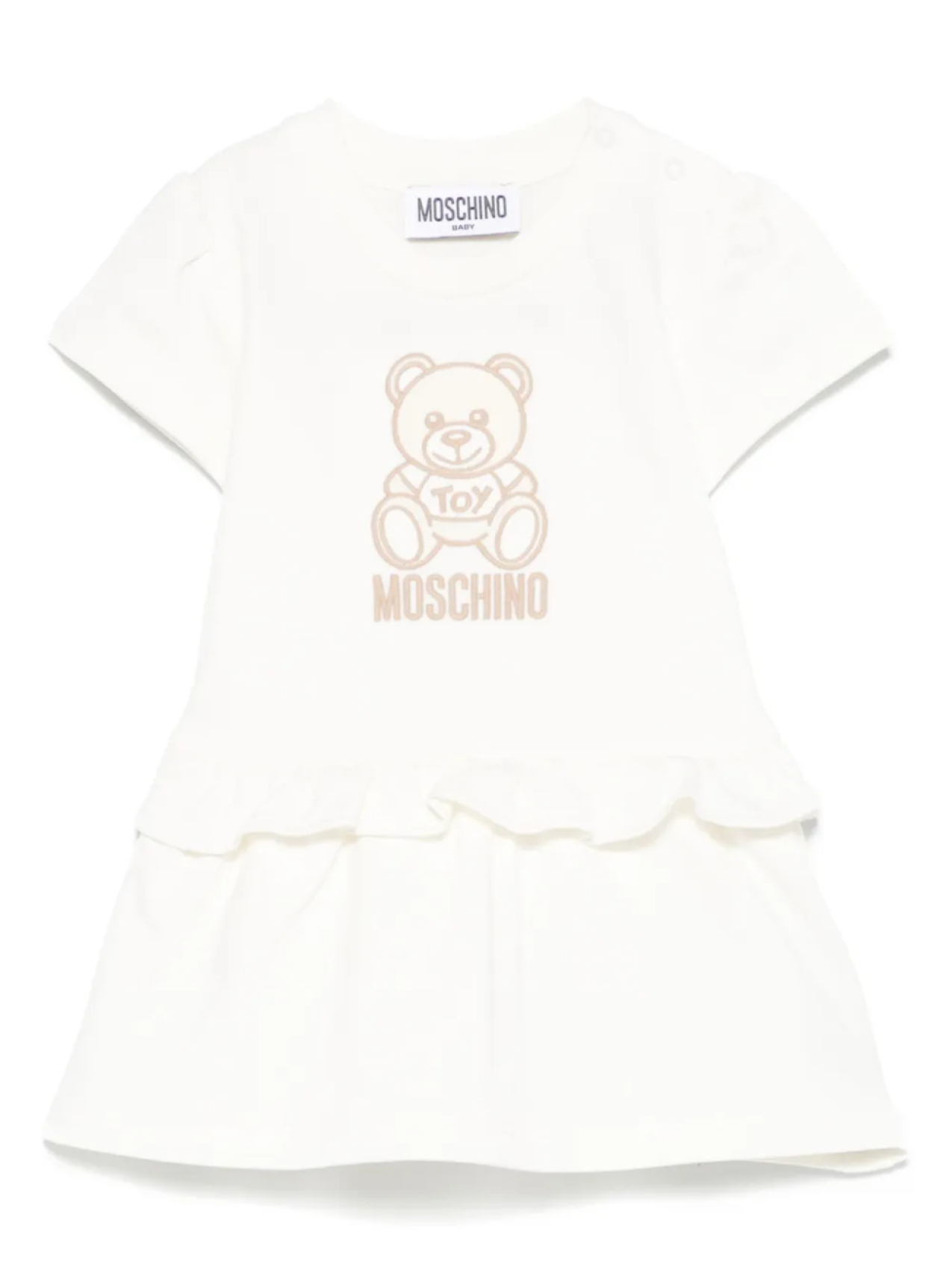 

Moschino Kids платье Teddy Bear, белый