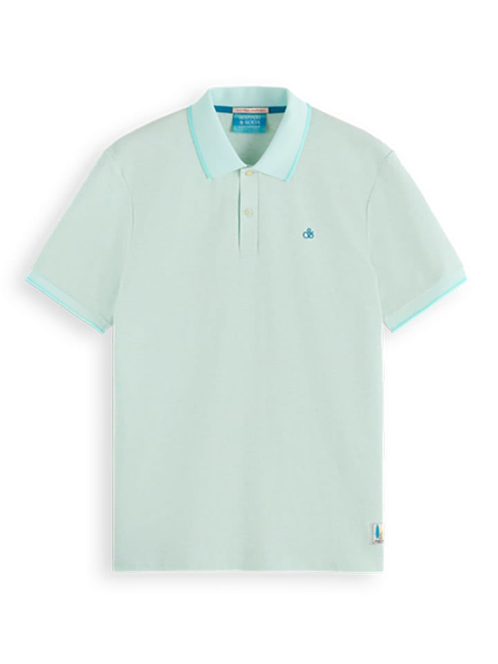 

Футболка поло Scotch & Soda, мятный