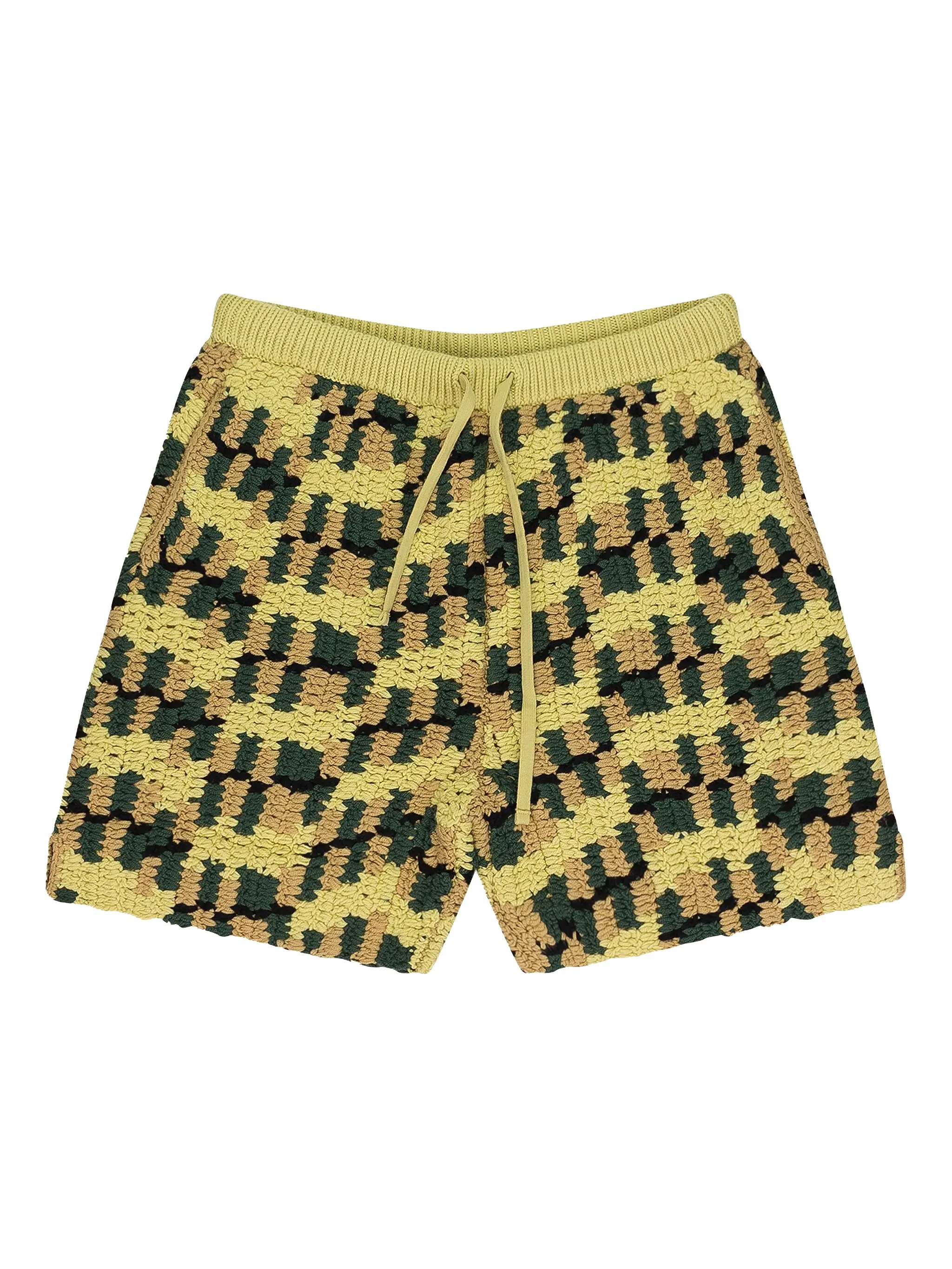 

Шорты фактурной вязки Aimé Leon Dore, зеленый