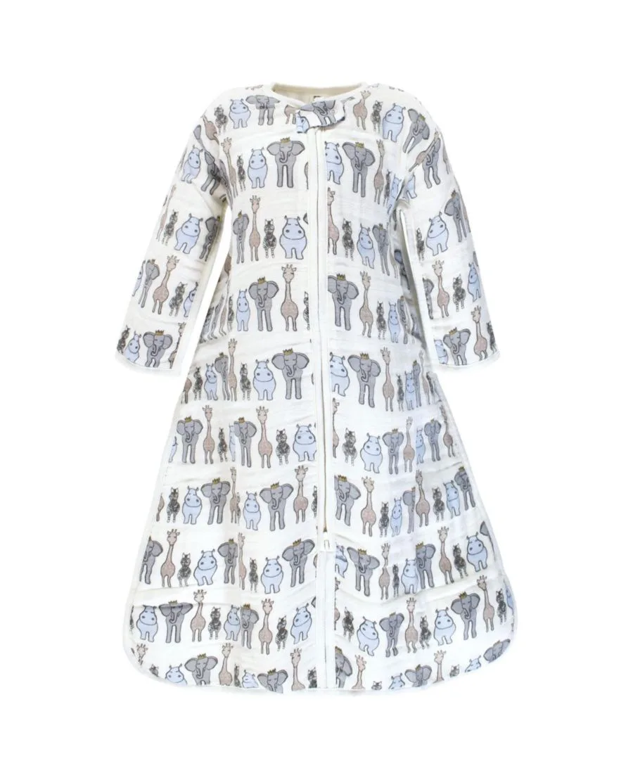 Спальное покрывало из муслина с длинными рукавами Hudson Baby, Royal Safari