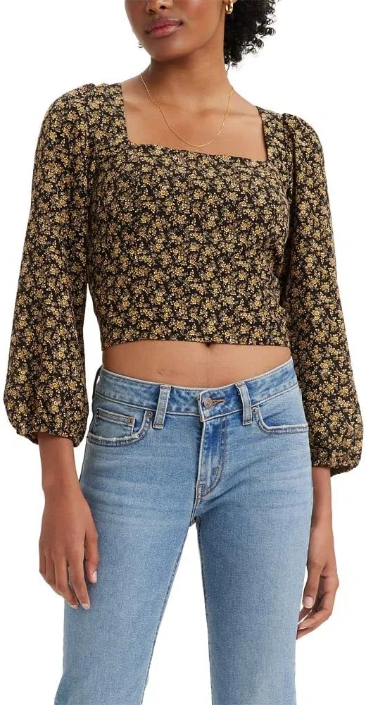 Блуза Finn, Levi's, цвет Isabel Floral Caviar — фото 4