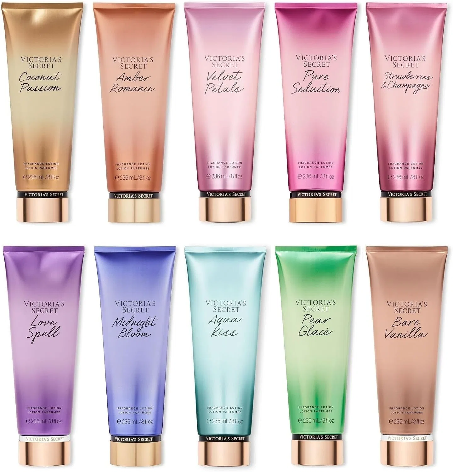 Набор лосьонов для тела Victoria's Secret 5 шт. 235 мл
