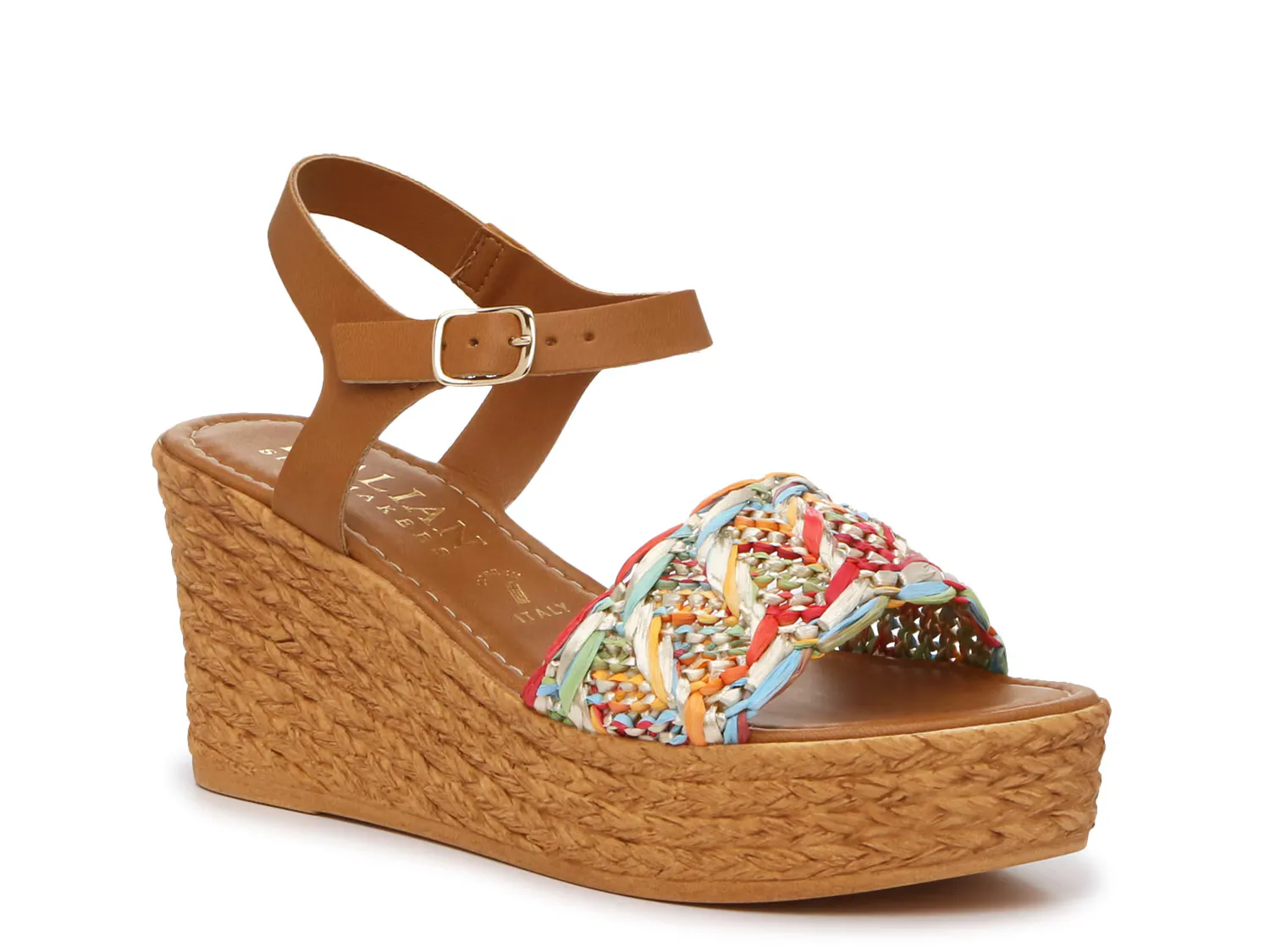 

Сандалии Rayla Wedge Sandal Italian Shoemakers, цвет multicolor