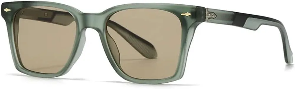 

Винтажные солнцезащитные очки для женщин и мужчин, популярные роскошные очки в стиле панк с заклепками, градиентные очки для активного отдыха HHZZYVY, Green Champagne