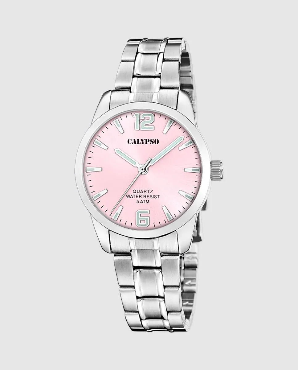 

K5867/5 Базовые женские часы из серебристой стали Calypso, серебряный