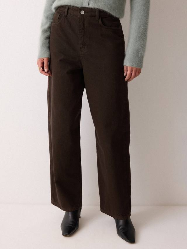 

Джинсы Lucia с высокой талией из хлопкового денима Jigsaw