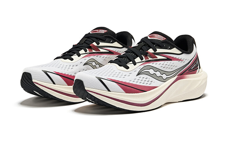 Кроссовки мужские низкие белые, черные, красные Saucony — фото 3